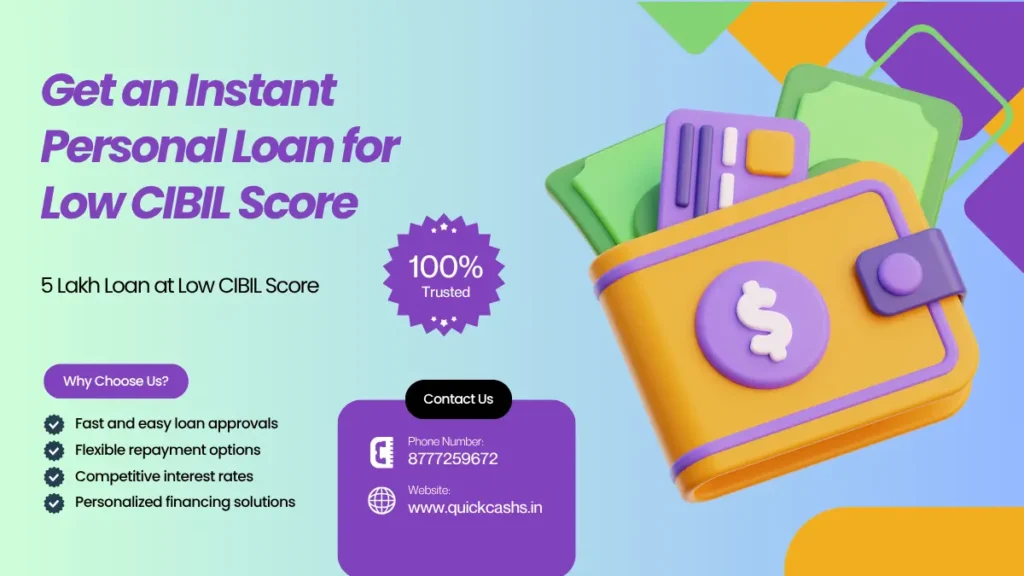 Get an Instant Personal Loan for Low CIBIL Score