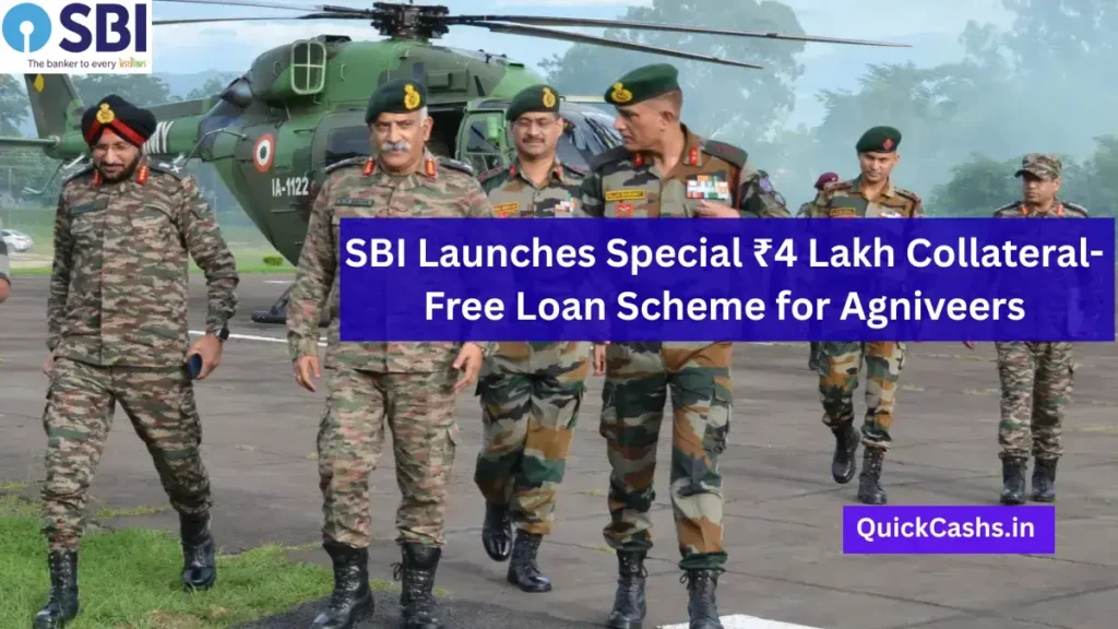 SBI Introduces Exclusive ₹4 Lakh Collateral-Free Loan for Agniveers