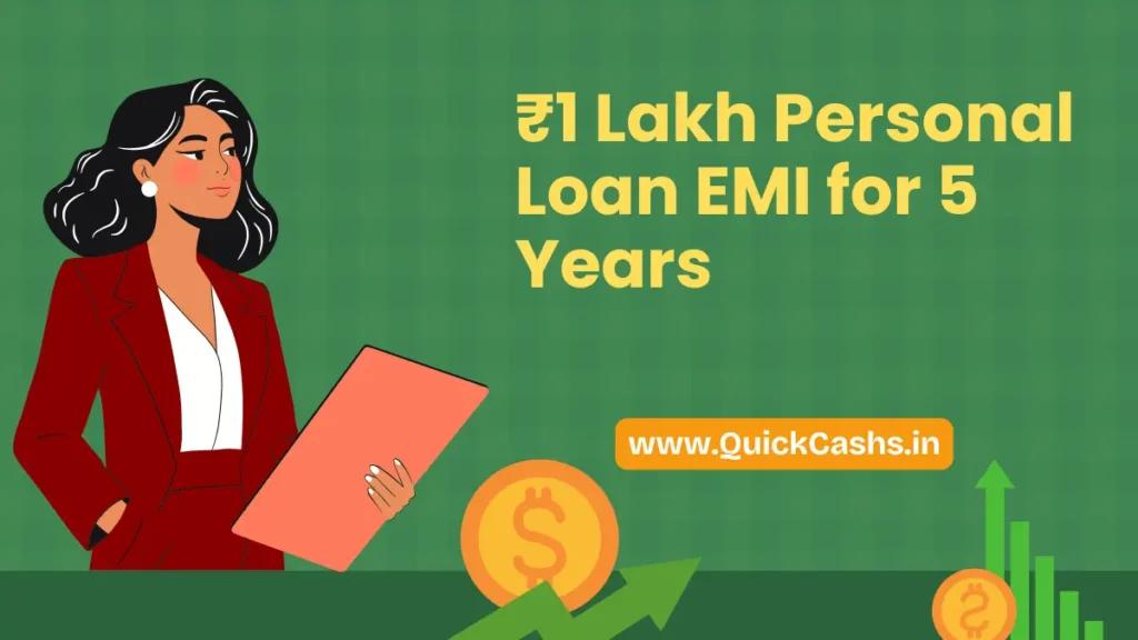 ₹1 Lakh Personal Loan EMI for 5 Years